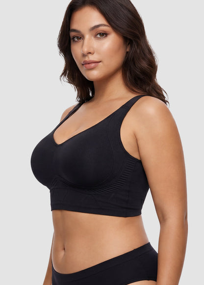 Seamless Wireless Support Bra