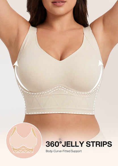 Seamless Wireless Support Bra