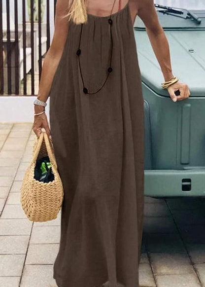 Elegant Backless Cami Dress