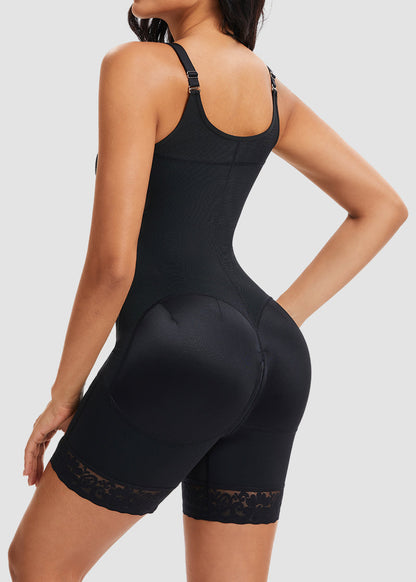Tummy Control Butt Lifter Shaper with Zipper Crotch Fajas Colombianas