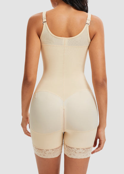 Tummy Control Butt Lifter Shaper with Zipper Crotch Fajas Colombianas